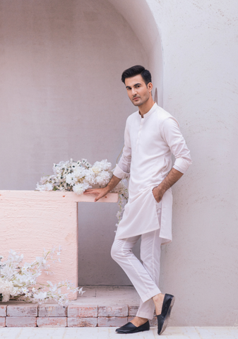 IVORY KURTA & TROUSER