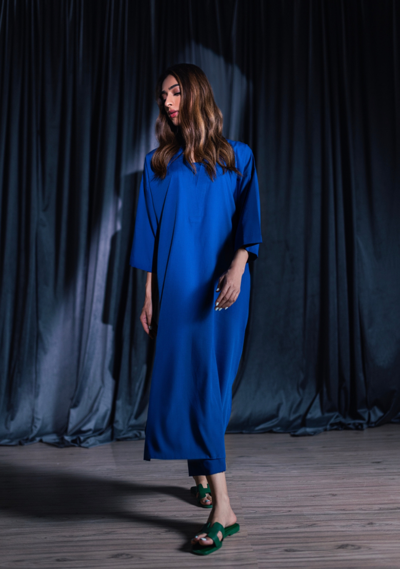 Cara Blue Kaftan